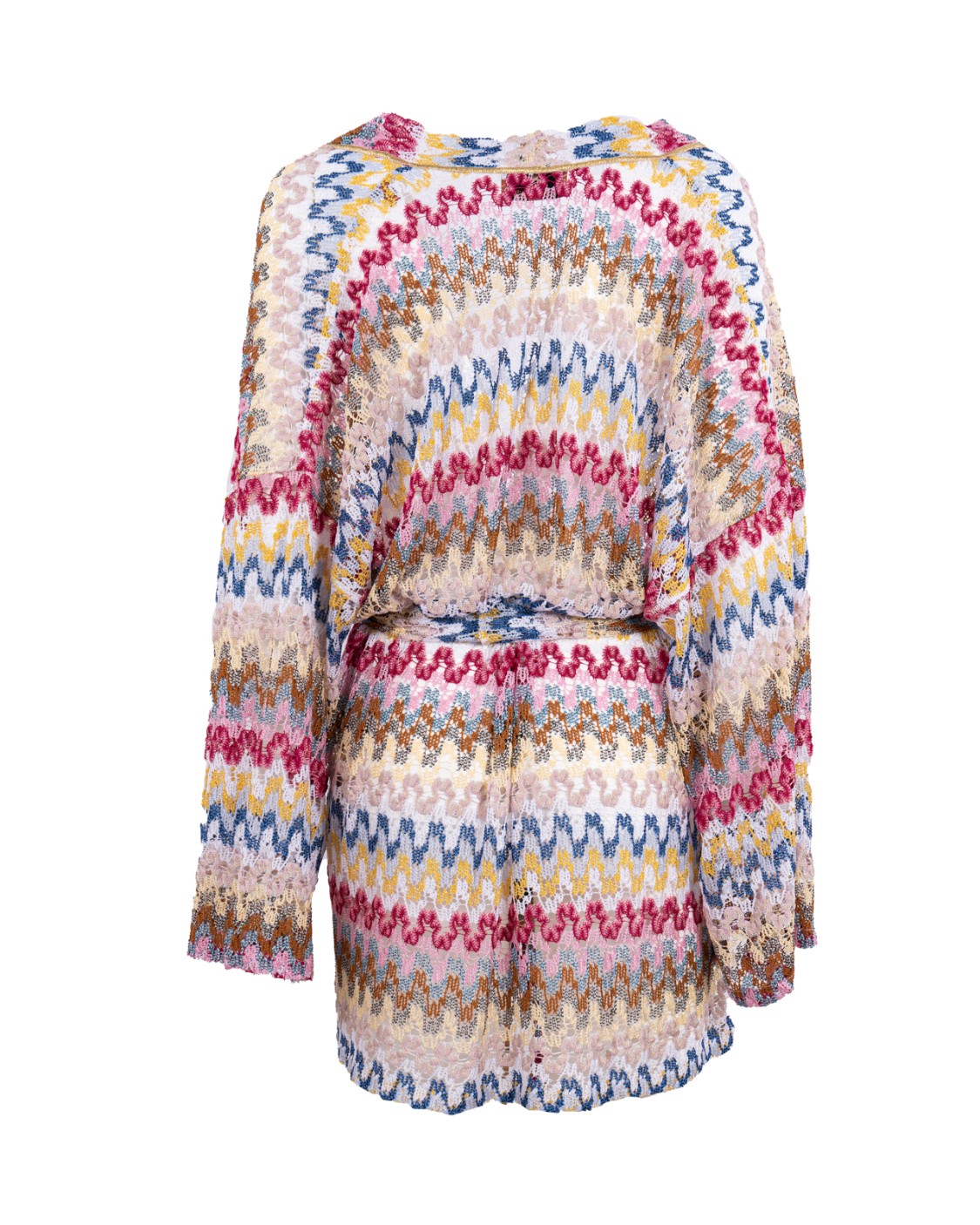 shop MISSONI  Cardigan: Missoni kimono copricostume in pizzo di viscosa lamé con cintura.
Pizzo di viscosa lamé.
Lavorazione crochet.
Composizione: 95%Viscosa, 5%Fibra Metallizzata.
Made in Italy.. MS25SQ15 BR0000-S01FQ number 3842700